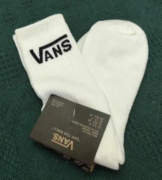 새상품 반스 VANS 스프링 크루삭 양말